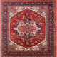 Ahgly Company Indoor Square Mid-Century Modern Area Rugs, 8' Square