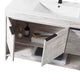 Phoenix Bath Vanity With Ceramic Sink - Full Assembly Required, Rustic White, 48 Inch