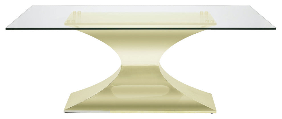 Praetorian Gold Metal Dining Table, HGSX225