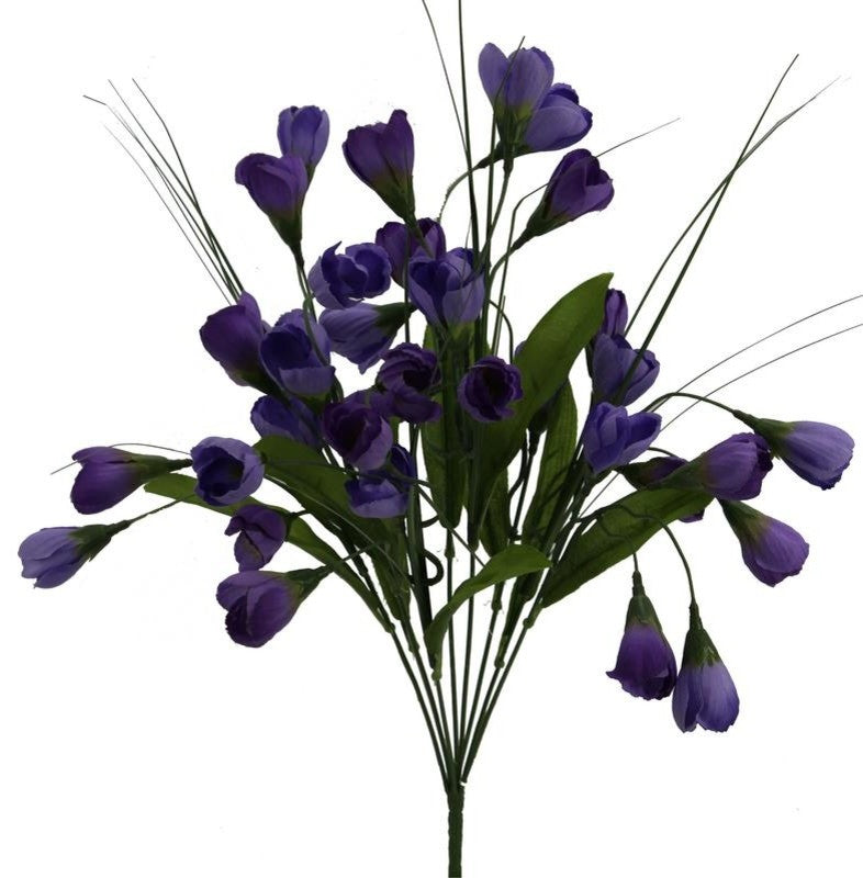 Artificial 9-Stem Crocus Bush
