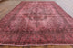 Oriental Floral Overdyed Hand Knotted Area Rug 10'x12', W2070