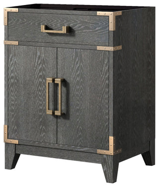 Laurel 24 in W x 18 in D Black Oak Single Bath Vanity