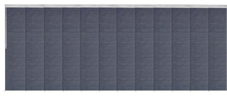 Azure 12-Panel Track Extendable Vertical Blinds 140-260"W
