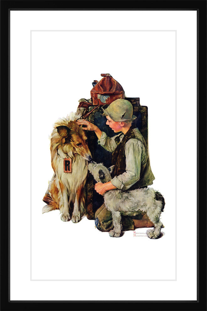 "Raleigh Rockwell" Framed Art Print by Norman Rockwell