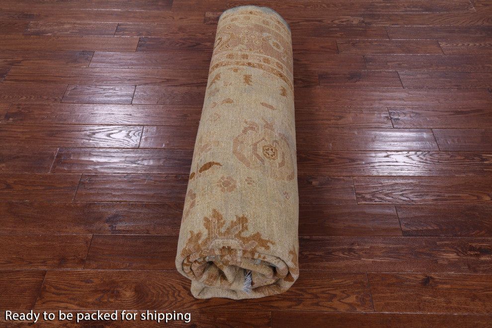 Overdyed Full Pile Handmade Wool Rug 8' 4" X 10' 1" - PR2395