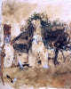 Robert Frederick Blum Old Powhatan Chimney, 20"x25" Gallery Wrapped Canvas