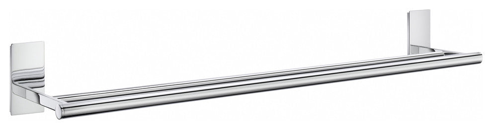 Pool Double Towel Rail Chrome
