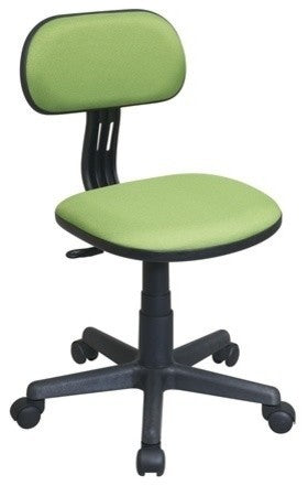 Task Chair in Green Fabric