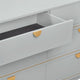 Julieta Grey 6 Drawer Dresser - Grey