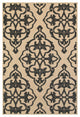 Oriental Weavers Cayman Sand/ Charcoal Floral Indoor/Outdoor Rug 7'10"X10'10"