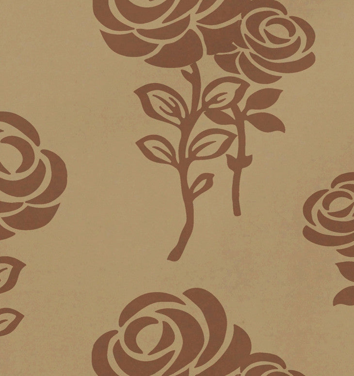 18"x14" Carmen, Floral Print Placemat, Taupe, Set of 4