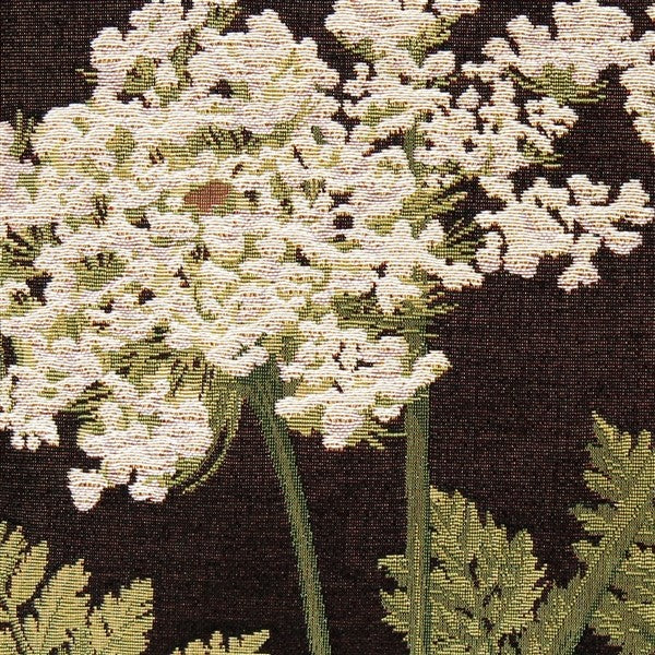 Umbel Floral French Tapestry Throw Pillow, 19x19