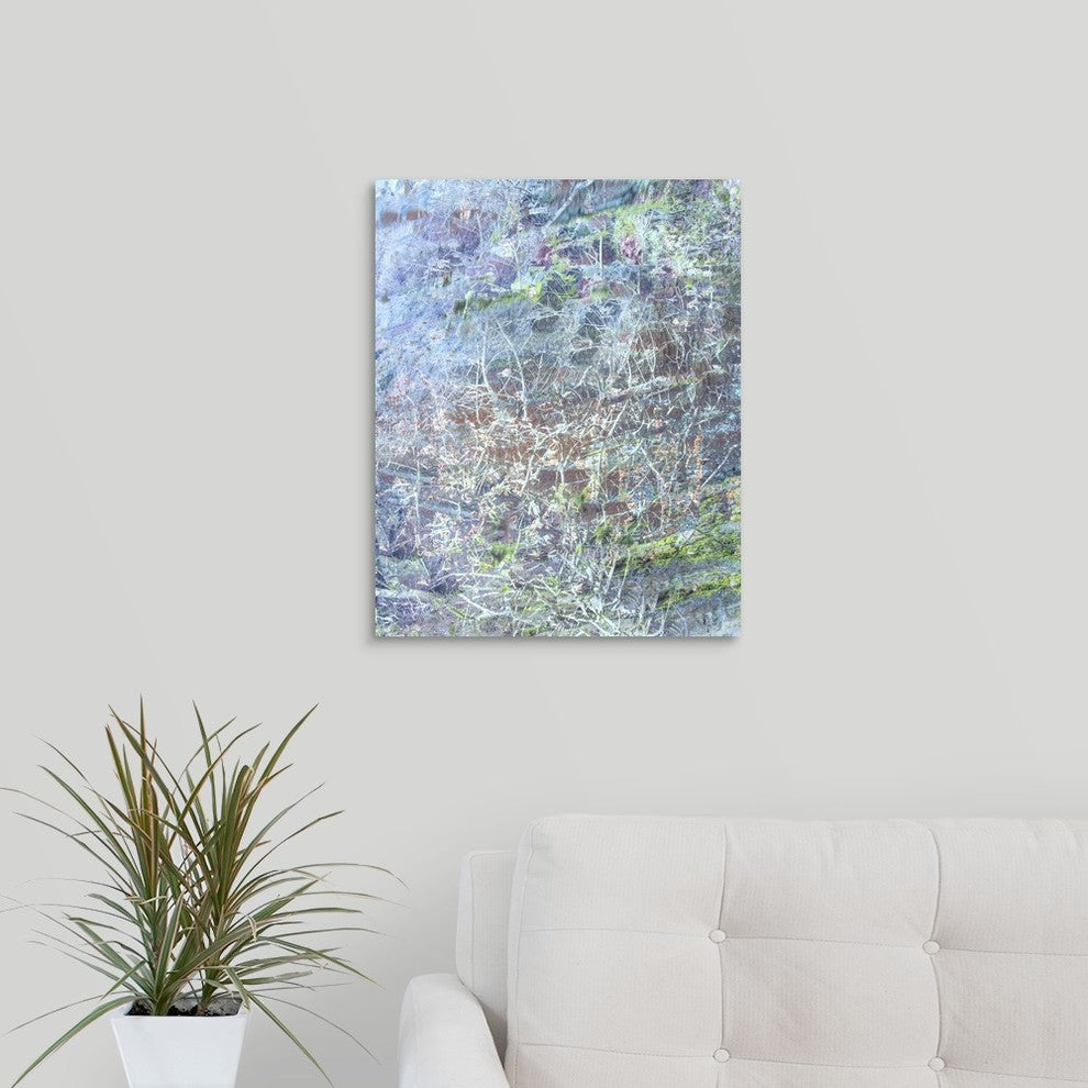 "Spectrum in Blue" Wrapped Canvas Art Print, 16"x20"x1.5"