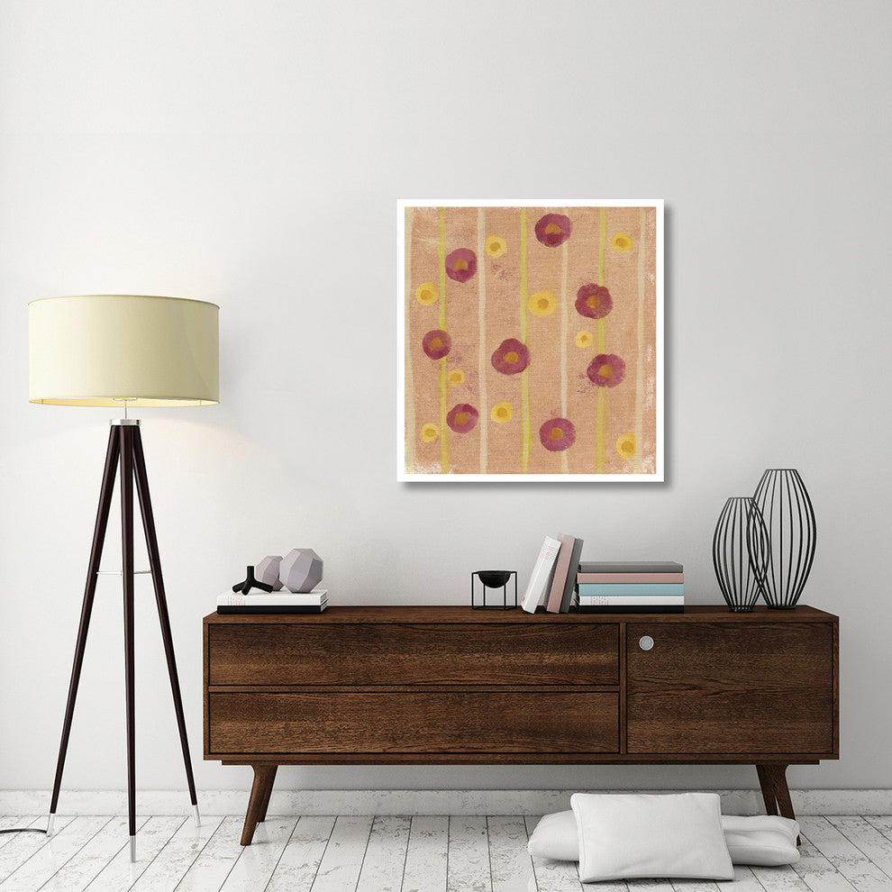"Breezy Floral Element 2" Digital Paper Print by Silvia Vassileva, 36"x38"
