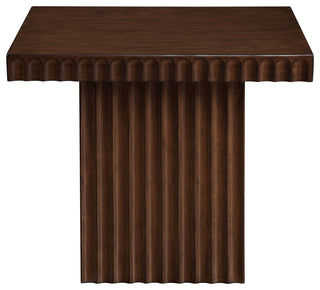 Spencer Oak Veneer Coffee Table, Brown, 18" H, 1 Piece
