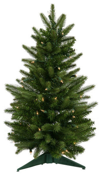 Vickerman A895182LED Flocked Artificial Christmas Tree Multicolor LED Lights