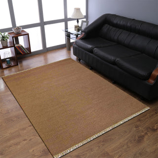 HAND WOVEN FLAT WEAVE KILIM WOOL ECO-FRIENDLY AREA RUGS-Solid,Cream
