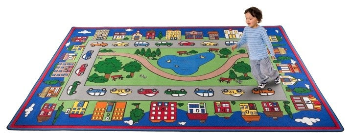 Around Town Road Rug With Alpha