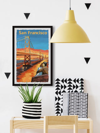 "Romantic Getaways" Framed Painting Print, 20x30