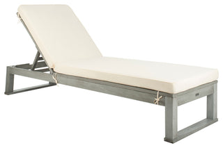 Safavieh Solano Sunlounger, Gray/White