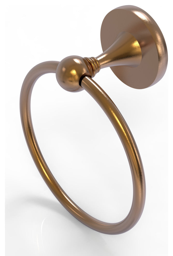 Shadwell Towel Ring, Brushed Bronze