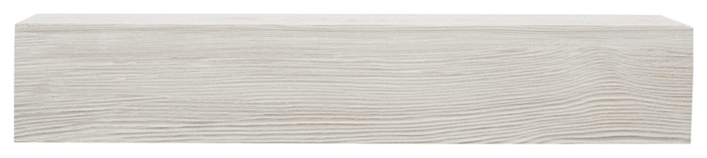Small Chunky Floating Wall Shelf, 16"L, Weathered Grey
