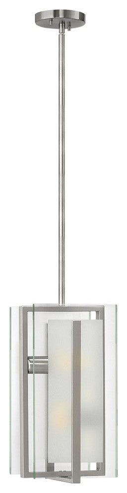 Hinkley Latitude Small Pendant, Brushed Nickel