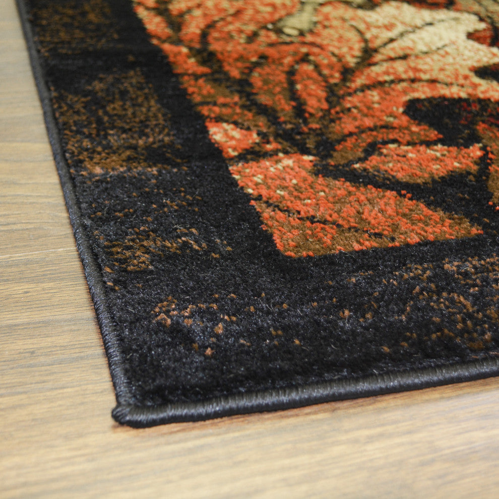 American Destination Whitetail Woods Deer Lodge Area Rug, 2'3"x7'7"