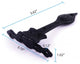 Black Hinges For Doors Wrought Iron Hinge 6 Inch Spear Tip Hardware Pack of 4