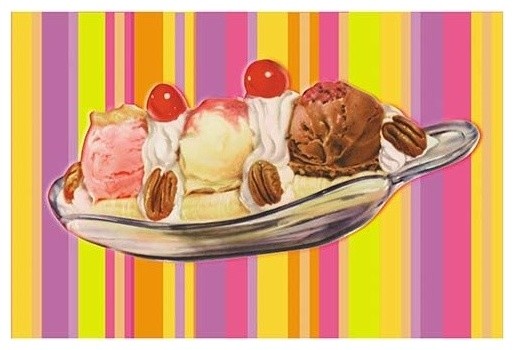 Banana Split - Fine Art Giclee Print 24" x 36"