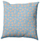 Palm Tree Pattern Decorative Throw Pillow, Carolina Blue, 26"x 26"