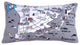 25" White Jersey Shore Daylight Skyline Lumbar Decorative Pillow