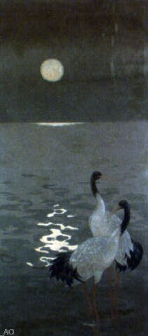 Enrique Simonet Lombardo Cisnes, 15"x30" Wall Decal