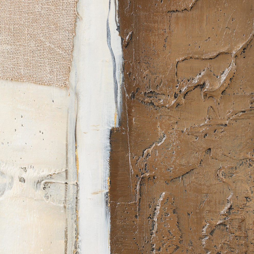 Uttermost 32371 Interference 59" x 41" Framed Abstract Painting - Multicolored