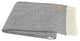 Italian Herringbone Throw, Charcoal Gray