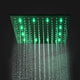 Fontana Sierra Multi Color LED Shower Head, 40"x40" Shower Head