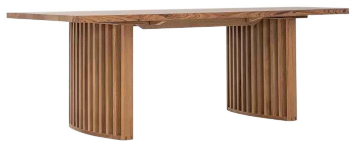 Zither 84" Dining Table, Ginger