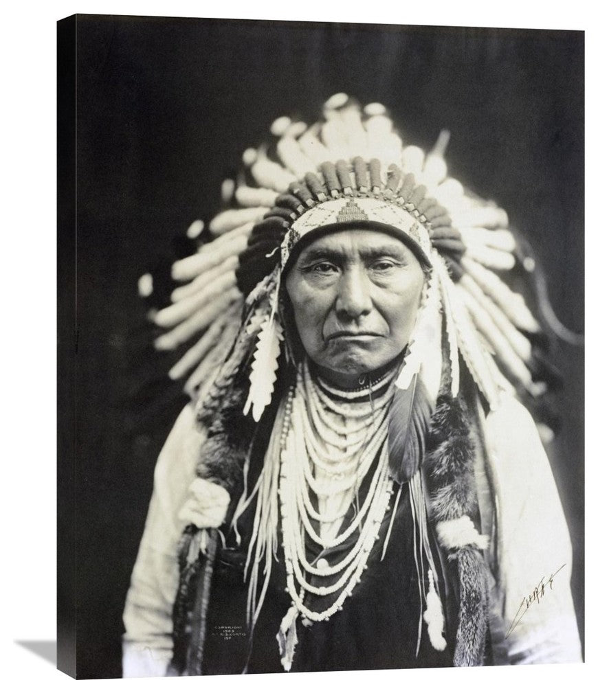 "Chief Joseph, Nez Perce, 1903" Canvas Giclee by Edward S. Curtis, 24"x30"