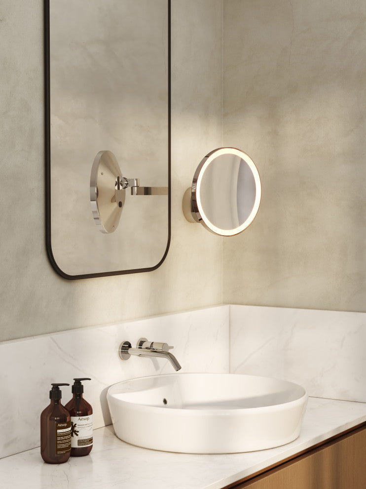 Astro Nagoya, Bathroom Magnifying Mirror (Polished Chrome)
