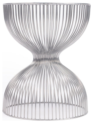 Butler Nicholas Silver Meatl End Table