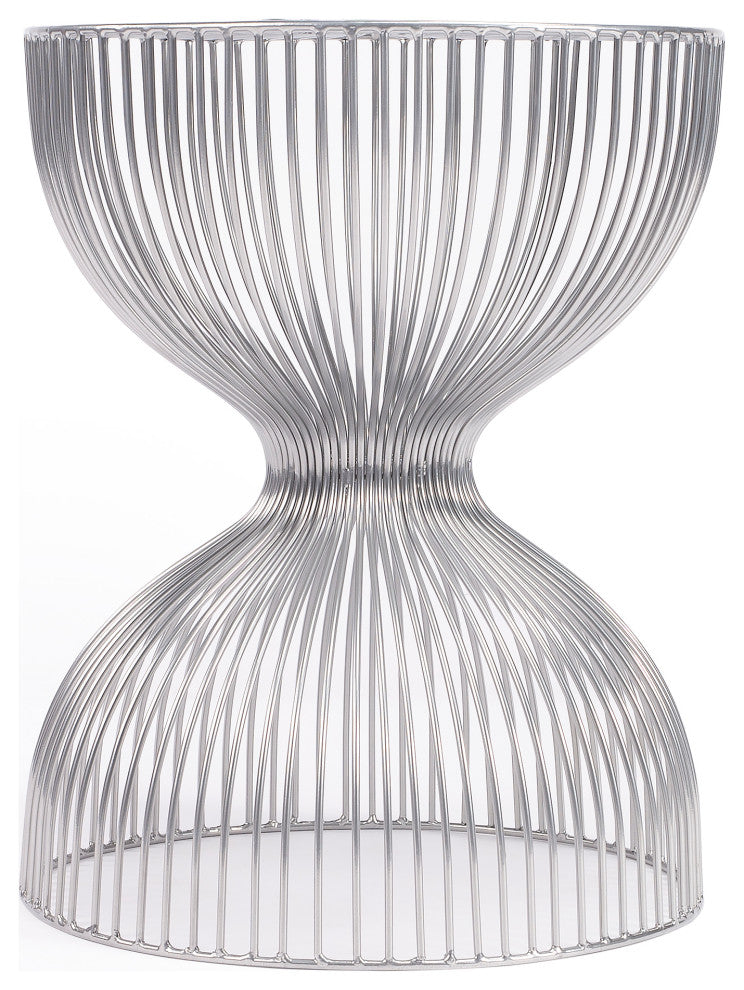 Butler Nicholas Silver Meatl End Table