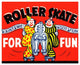"Roller Skate For Fun" Digital Paper Print by Retrorollers, 24"x20"