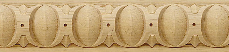 Altoona Egg and Dart Carved Wood Panel Molding