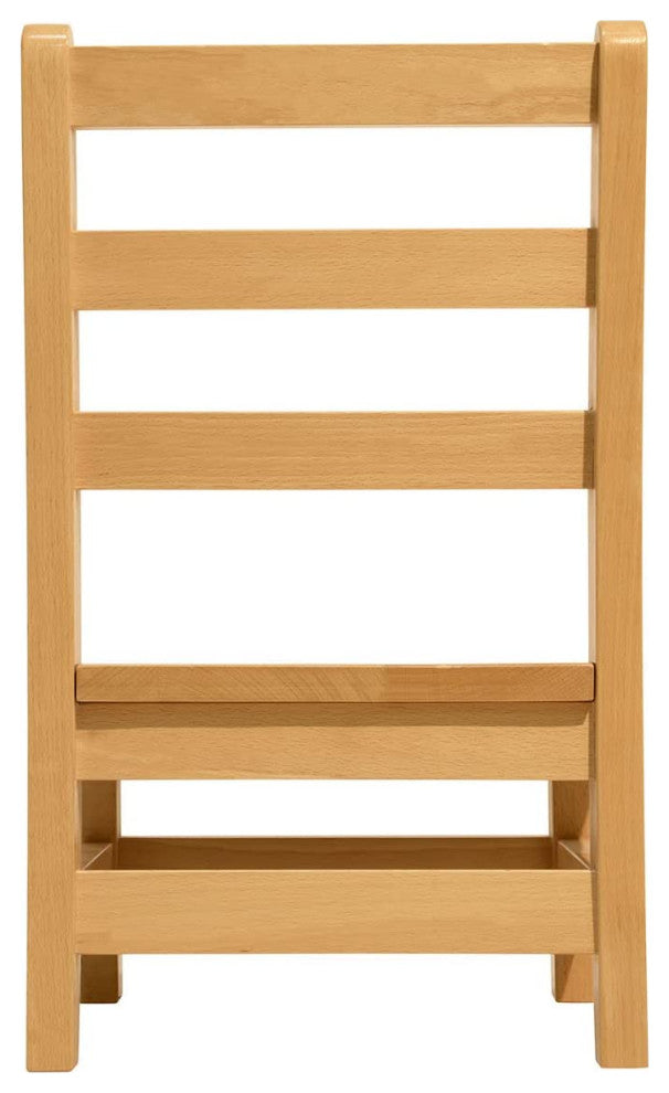 RRI Goods Ladderback Kids Wooden Chair Set of 2, 10"