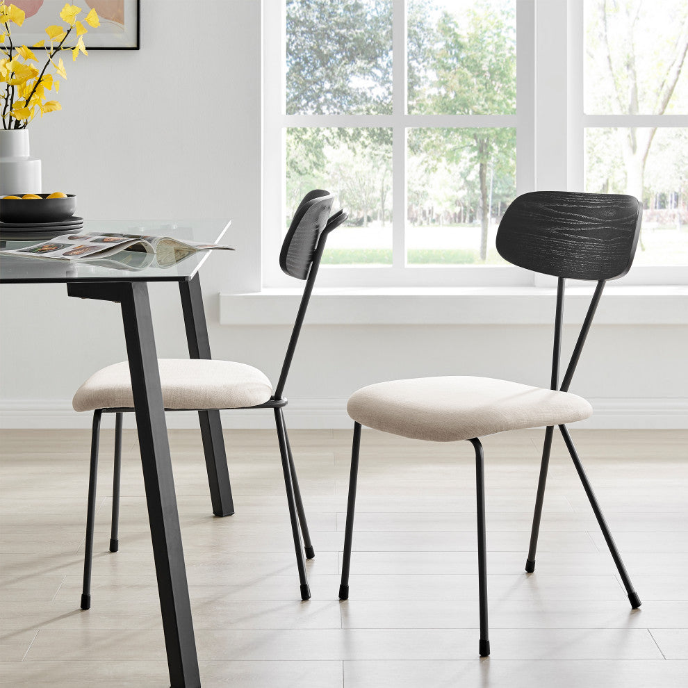 Elise Dining Side Chair, Magnolia Cream, Fabric