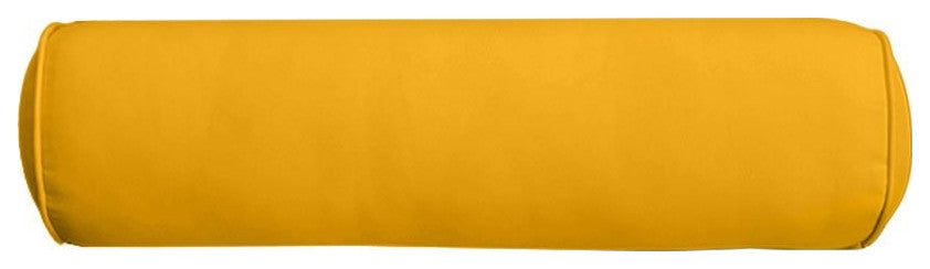 |COVER ONLY| Outdoor Piped Trim Large 26" x 6" Bolster Pillow Slipcover AD108