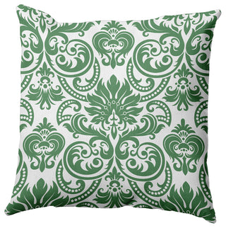 Alexys Polyester Indoor/Outdoor Pillow, Green, 20"x20"