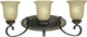 Bristol 3-Light Vintage Bronze With Antique Gold Bath and Vanity