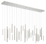 Santana 30 Light LED Chandelier, Nickel