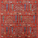 Ahgly Company Indoor Square Mid-Century Modern Area Rugs, 4' Square